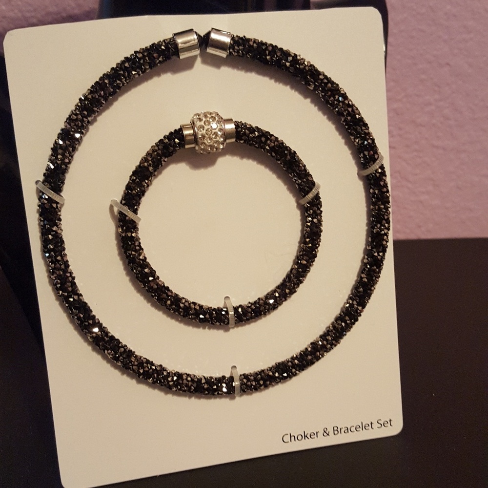Choker and bracelet!